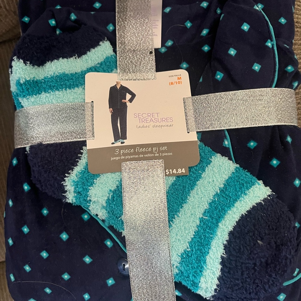 3 piece fleece PJ SET NWT